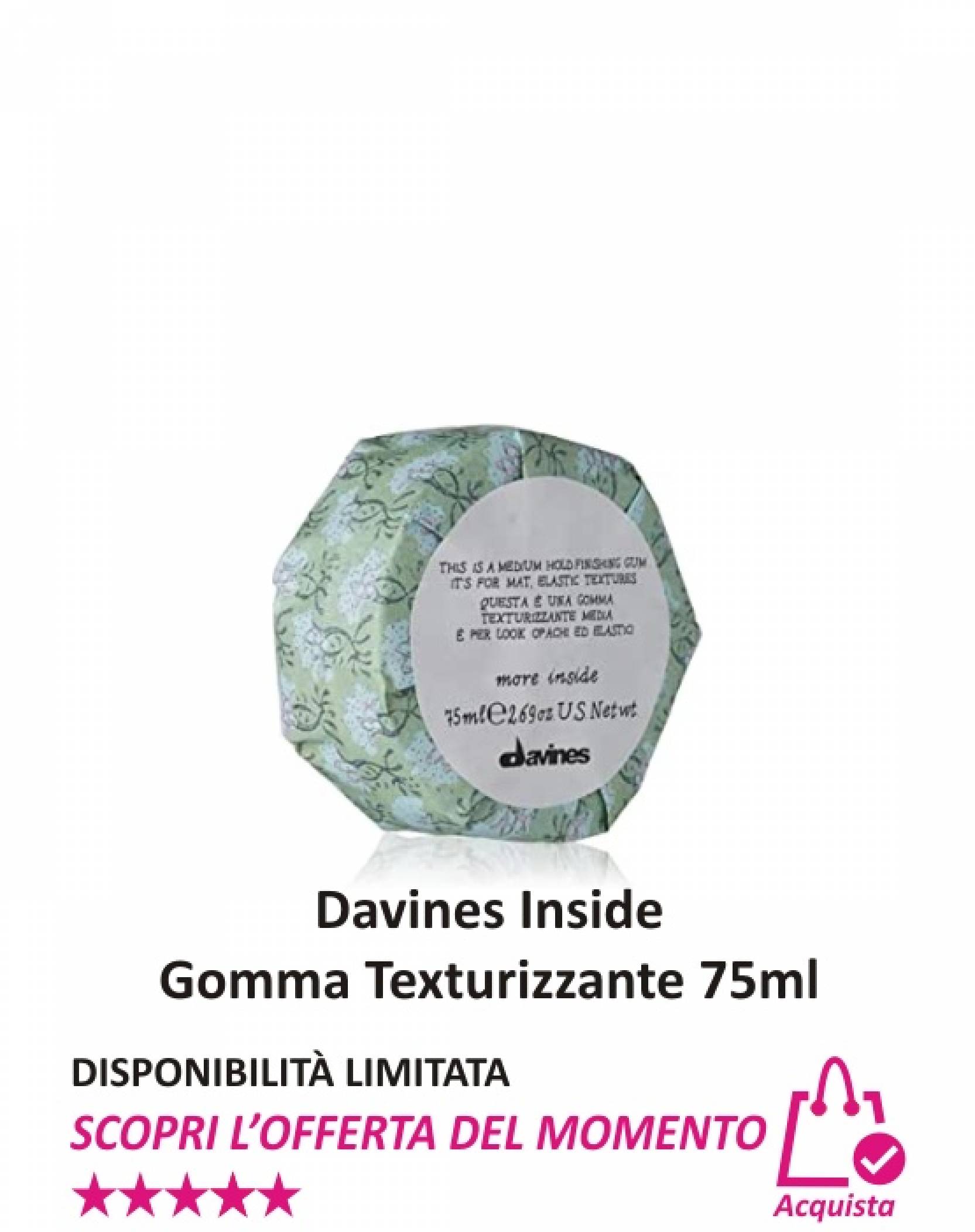 Davines Inside Gomma Texturizzante 75ml