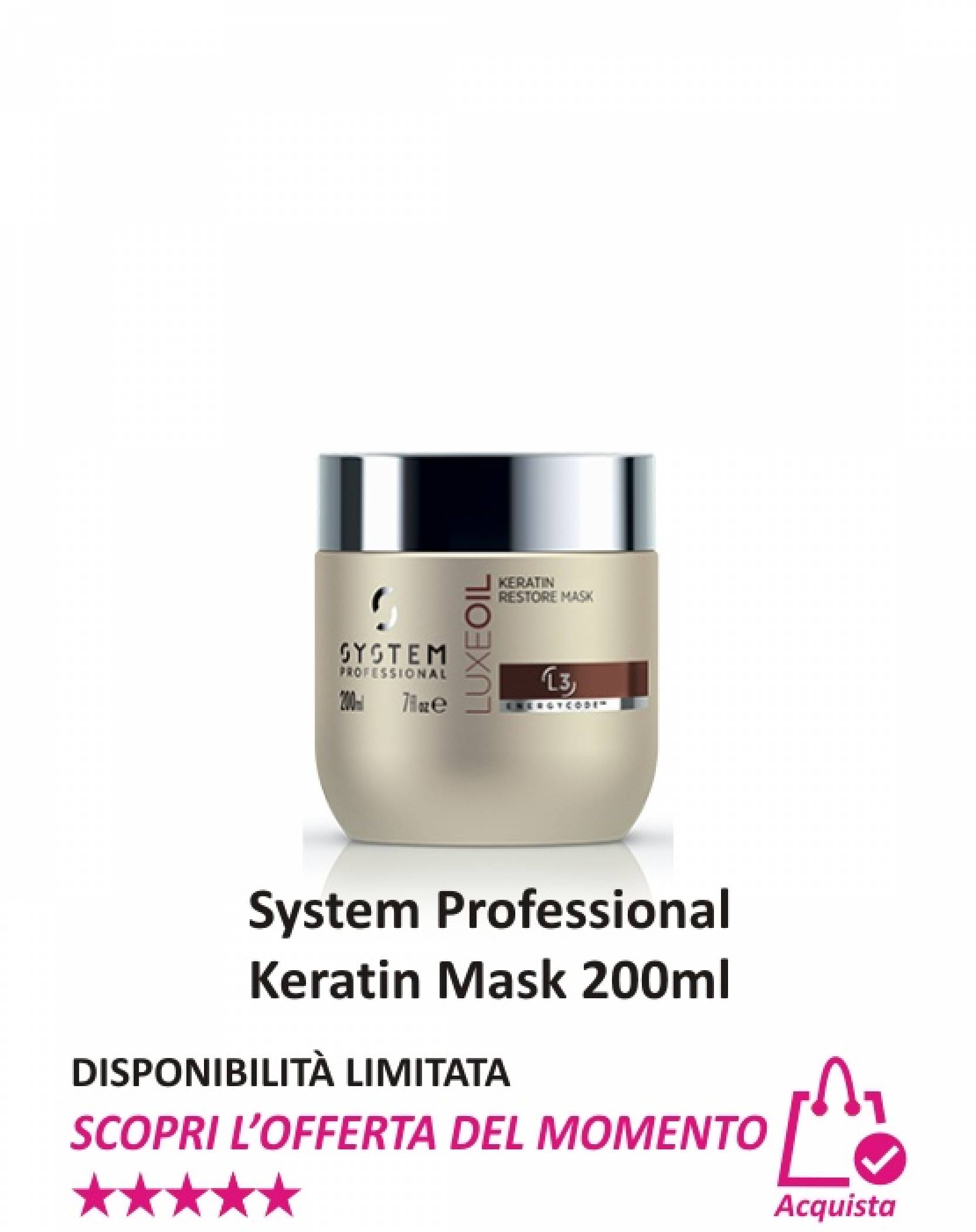 System Professional Keratin Restore Mask 200 ml