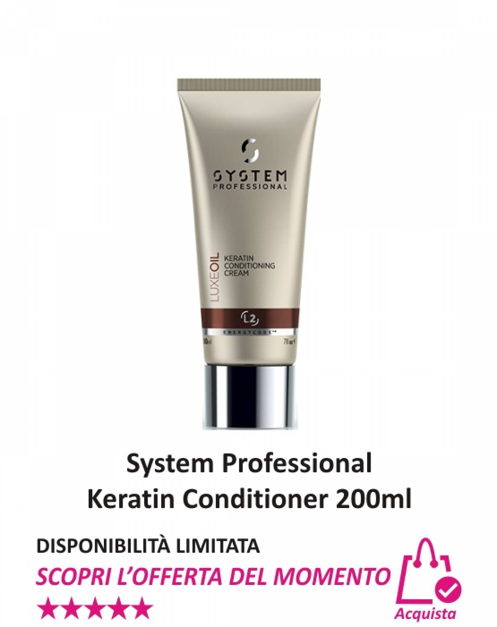 System Professional Keratin Conditioner Cream 200 ml