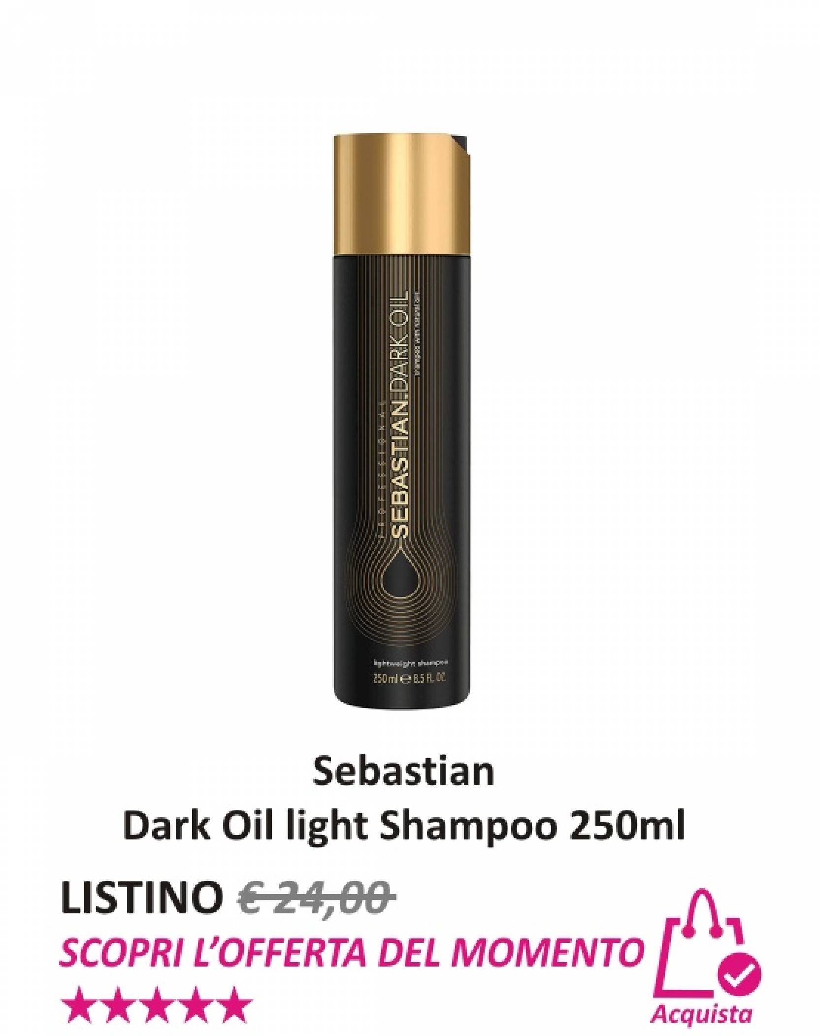 Sebastian Dark Oil light Shampoo 250 ml