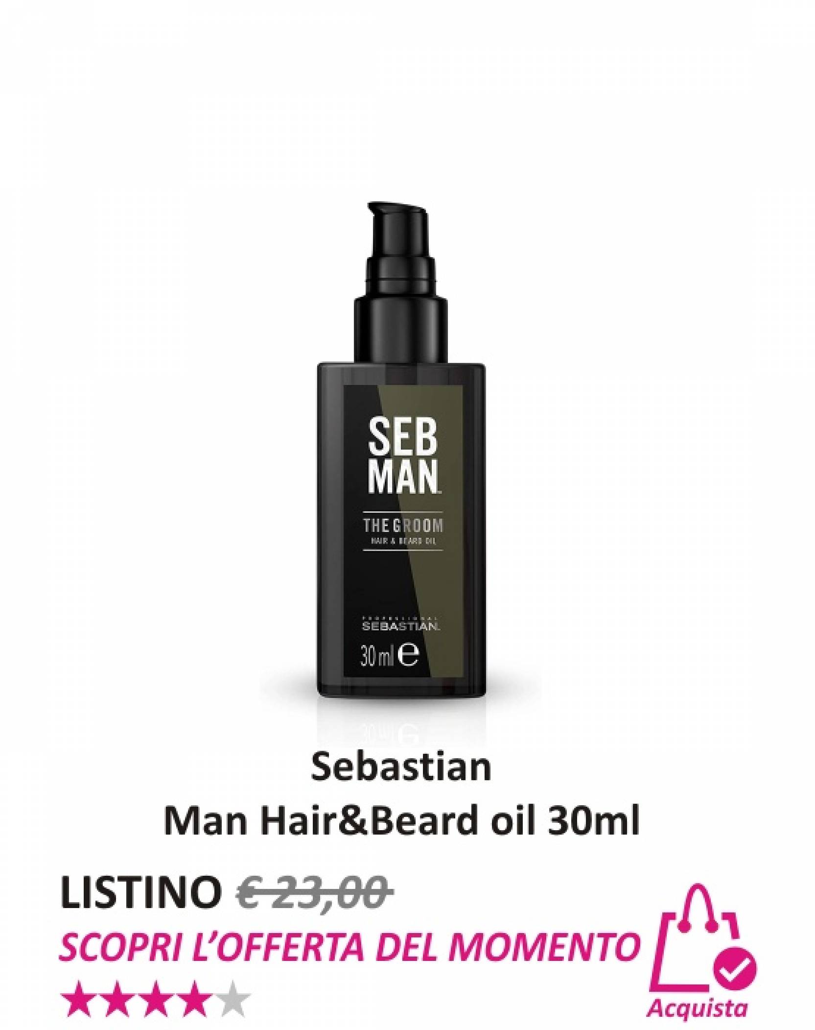 Sebastian Man Hair&Berd Oil 30 ml