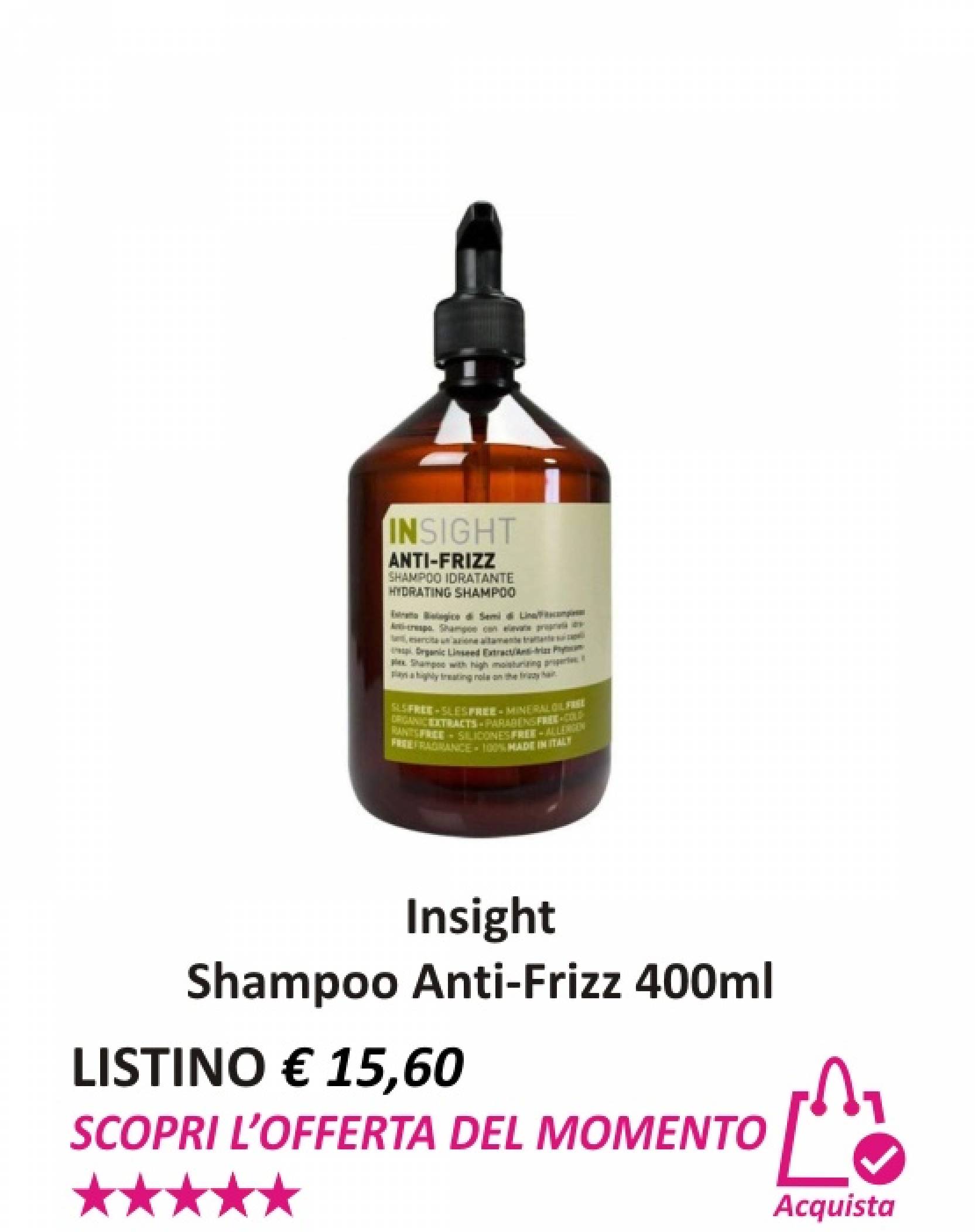 Insight Shampoo Anti-Frizz 400 ml