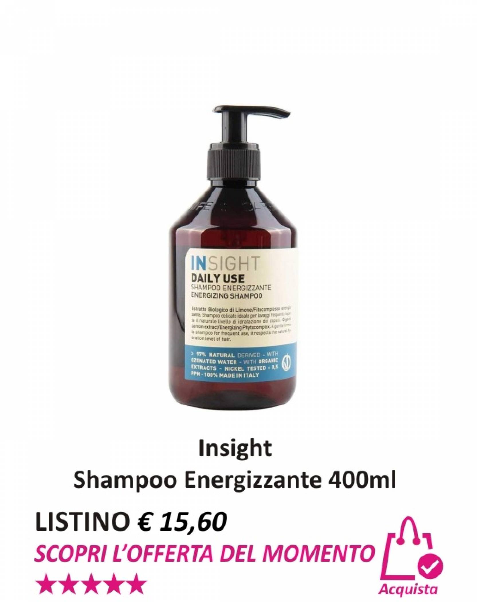 Insight Shampoo Energizzante 400 ml