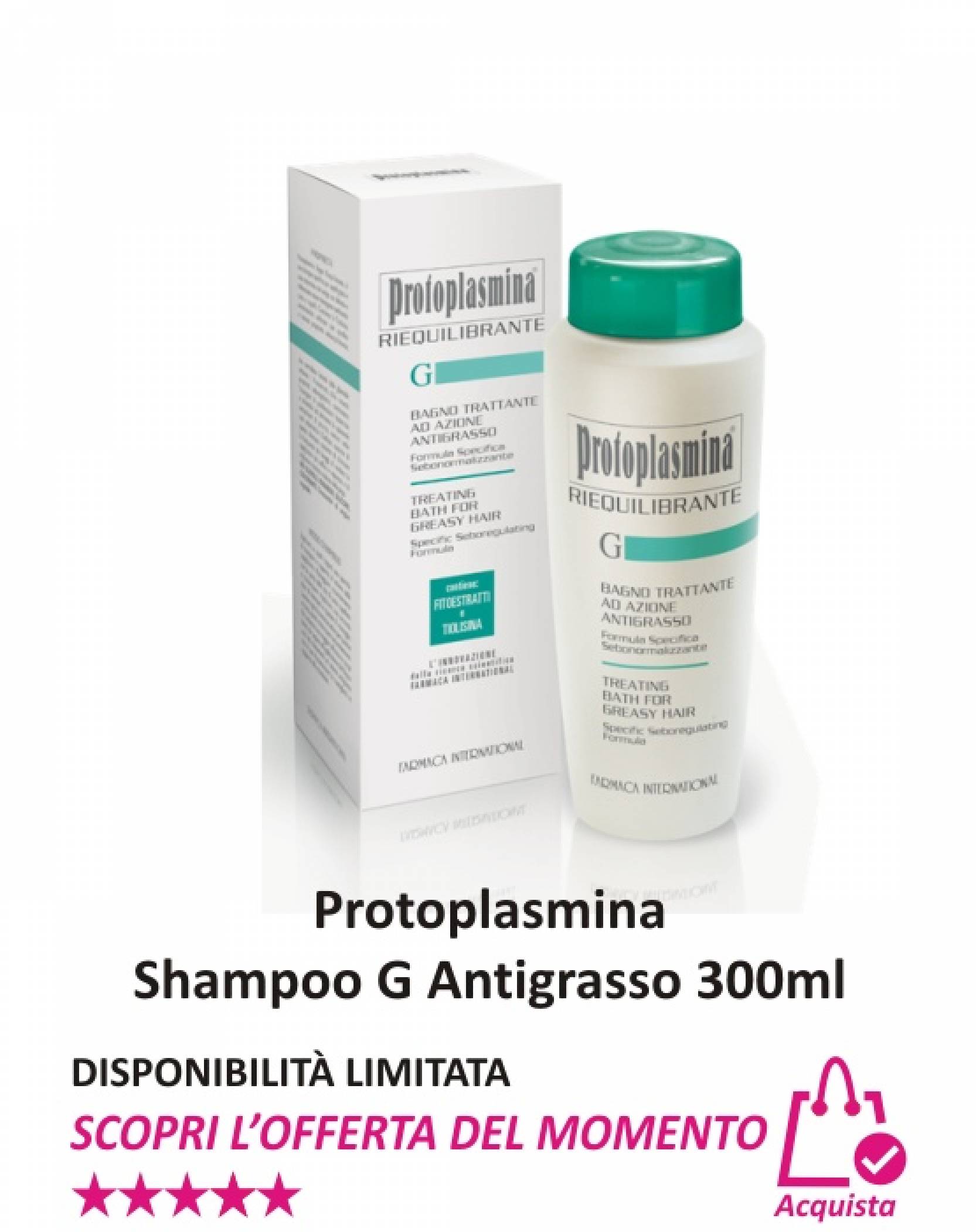 Protoplasmina Shampoo G Antigrasso 300 ml